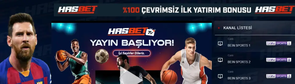 Hasbet TV Giriş, Bedava Canlı Maç İzle, Bedava Bein Sports İzle